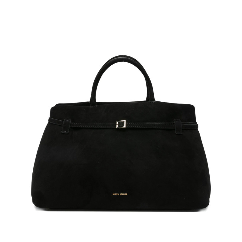 Manu Atelier Le Cambon 35 Suede Tote Bag