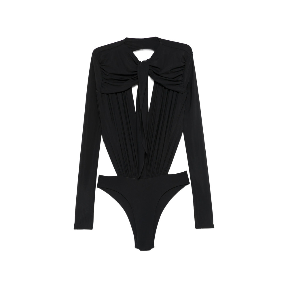 Amazuin Anais Cut-out Ruched Bodysuit