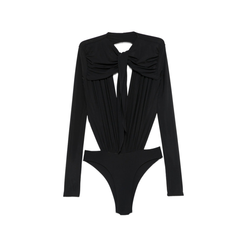 Amazuin Anais Cut-out Ruched Bodysuit