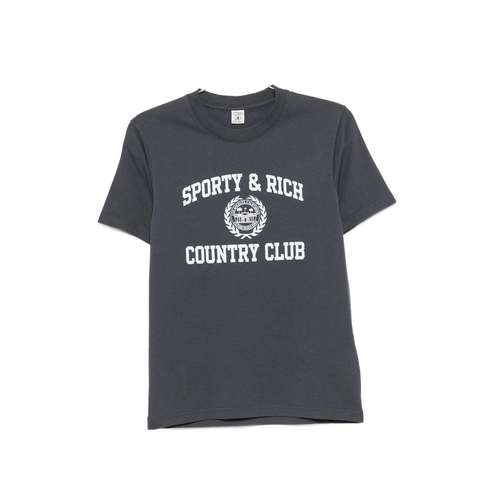 Sporty & Rich Logo-print T-shirt