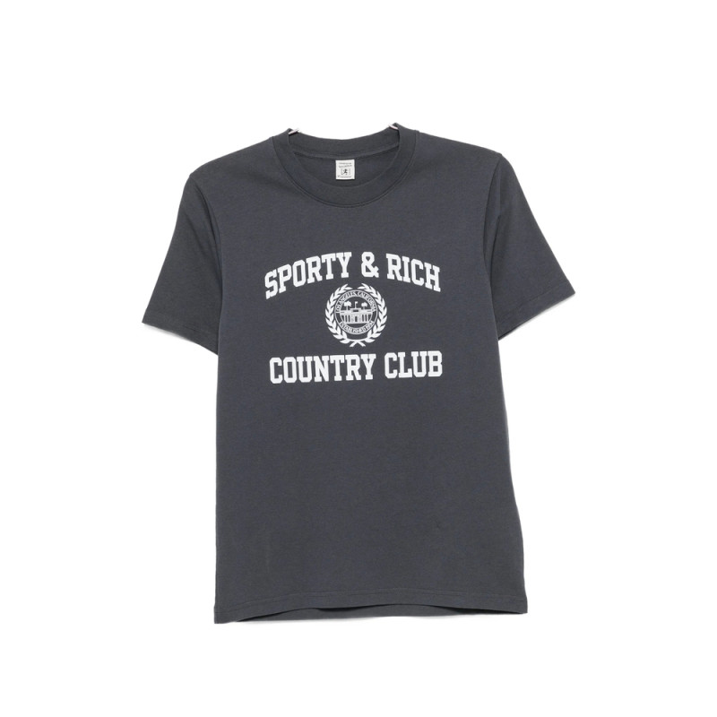 Sporty & Rich Logo-print T-shirt