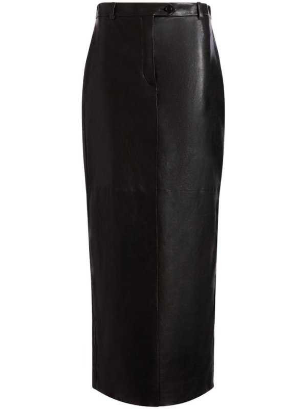 leather pencil skirt