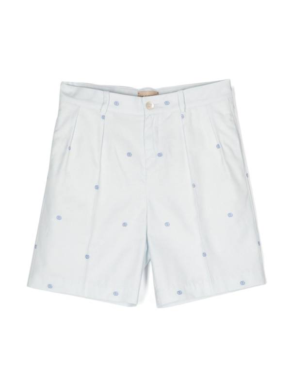 Double G logo-print shorts