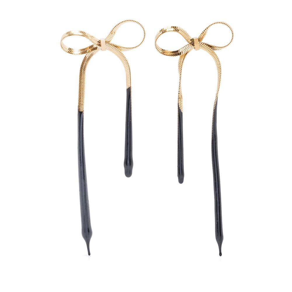 Ottolinger Laced Bow Earrings