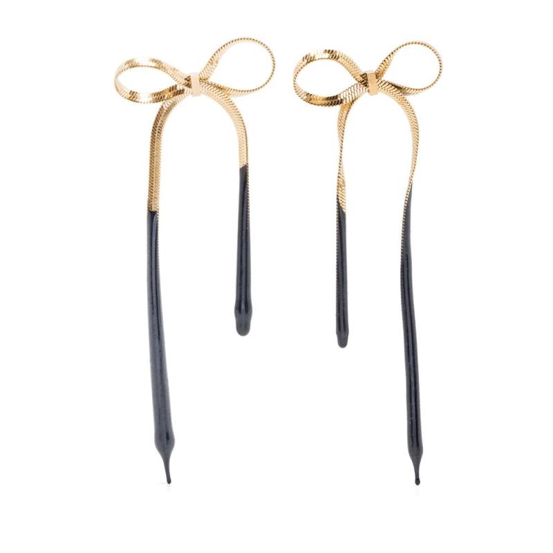 Ottolinger Laced Bow Earrings