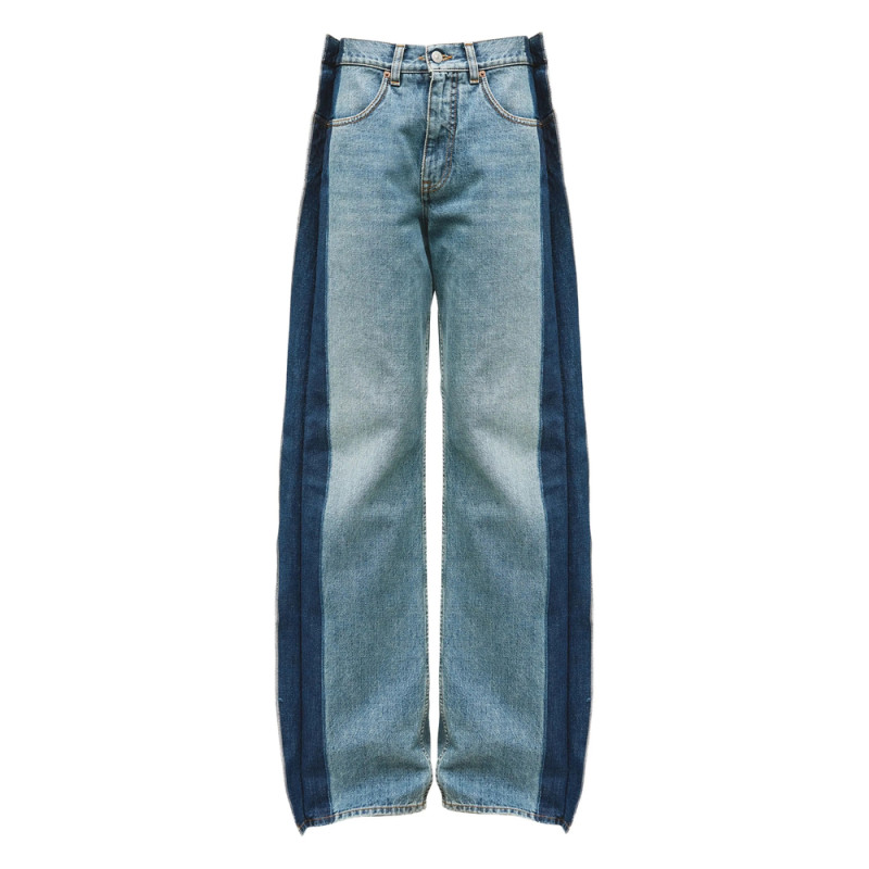 Mm6 Maison Margiela Panelled Five-pocket Jeans