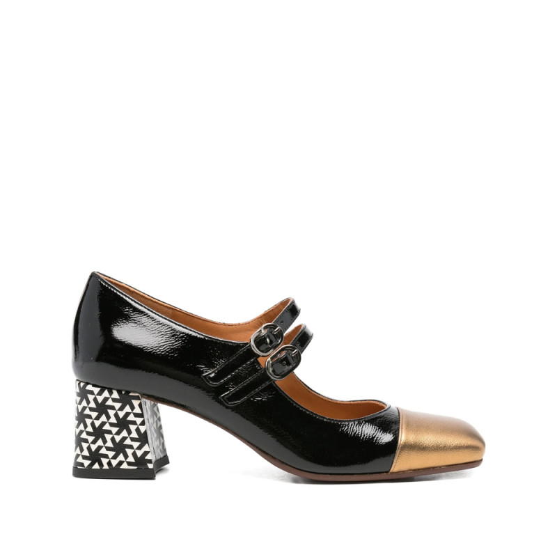 Chie Mihara 55mm Geometric-block Heel Pumps