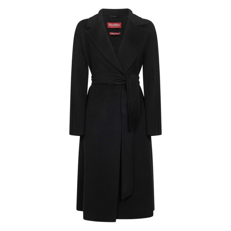 Max Mara Studio Lapel-collar Belted Coat