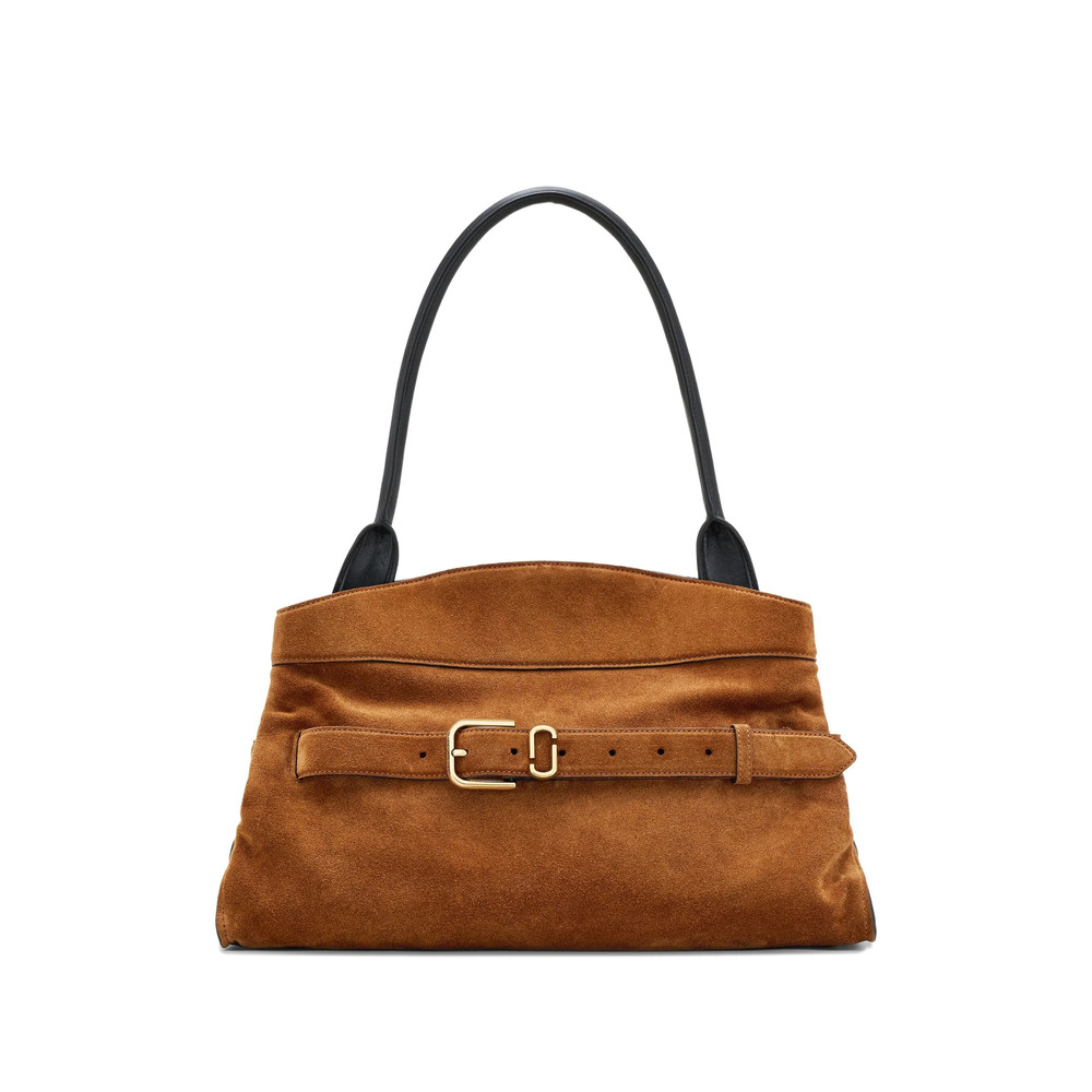 Marc Jacobs Large Dakota Belt-buckle Suede Shoulder Bag