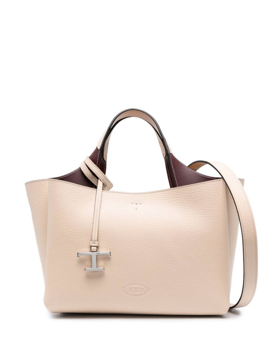 mini leather tote bag