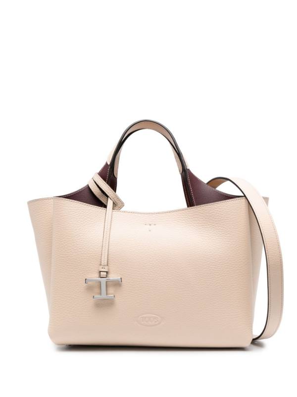 mini leather tote bag