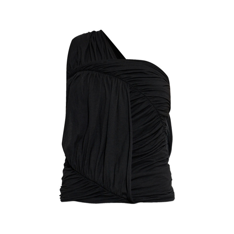 Rick Owens Drkshdw Draped One-shoulder Top