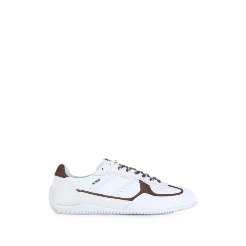 Alohas Suede-panelled Lace-up Sneakers