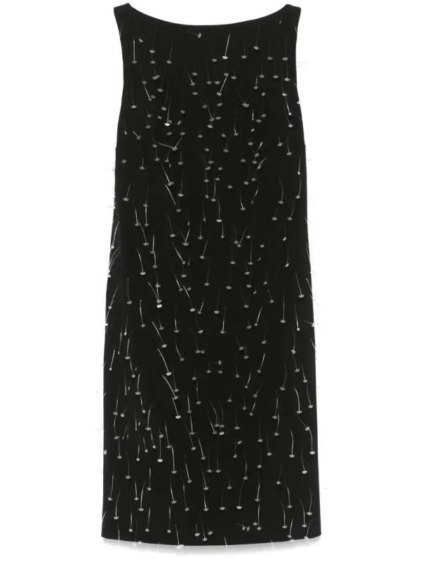 tagging-barbs mini dress