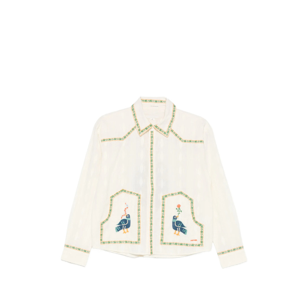 Mother The Peasant Poet Embroidered Shirt
