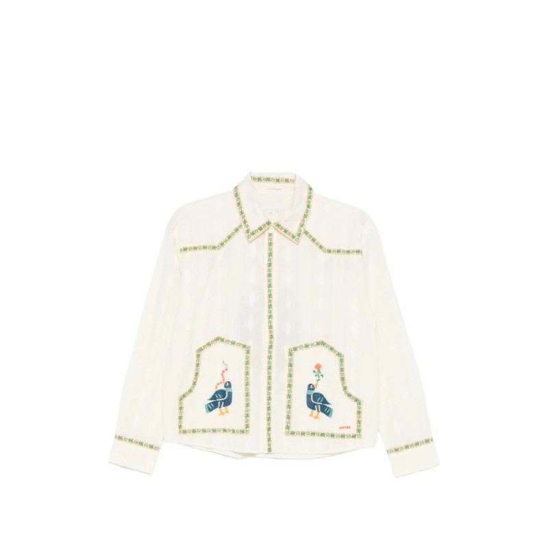 Mother The Peasant Poet Embroidered Shirt