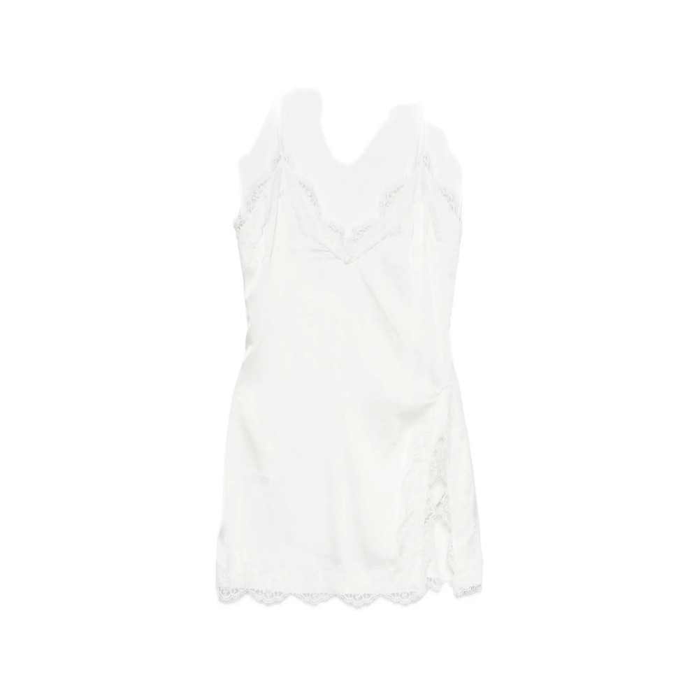 Oséree Lace-trim Slip Mini Dress