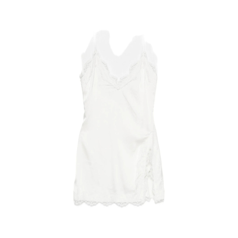 Oséree Lace-trim Slip Mini Dress