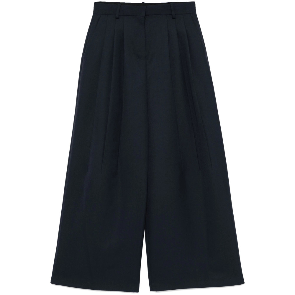 Theory Tapered High-waisted Trousers