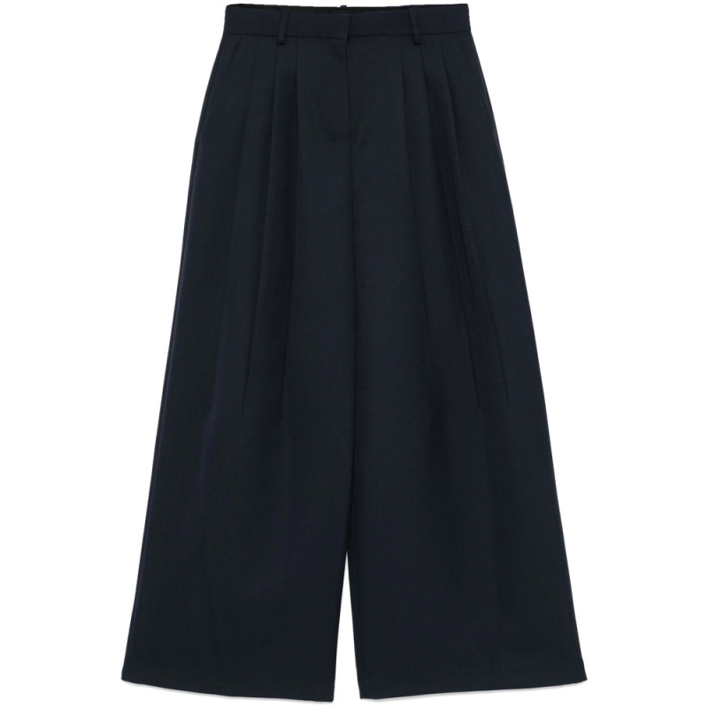 Theory Tapered High-waisted Trousers
