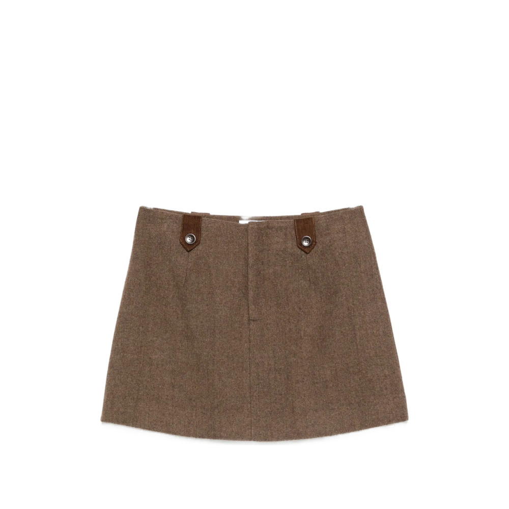 Eleh Button-detail Mini Skirt