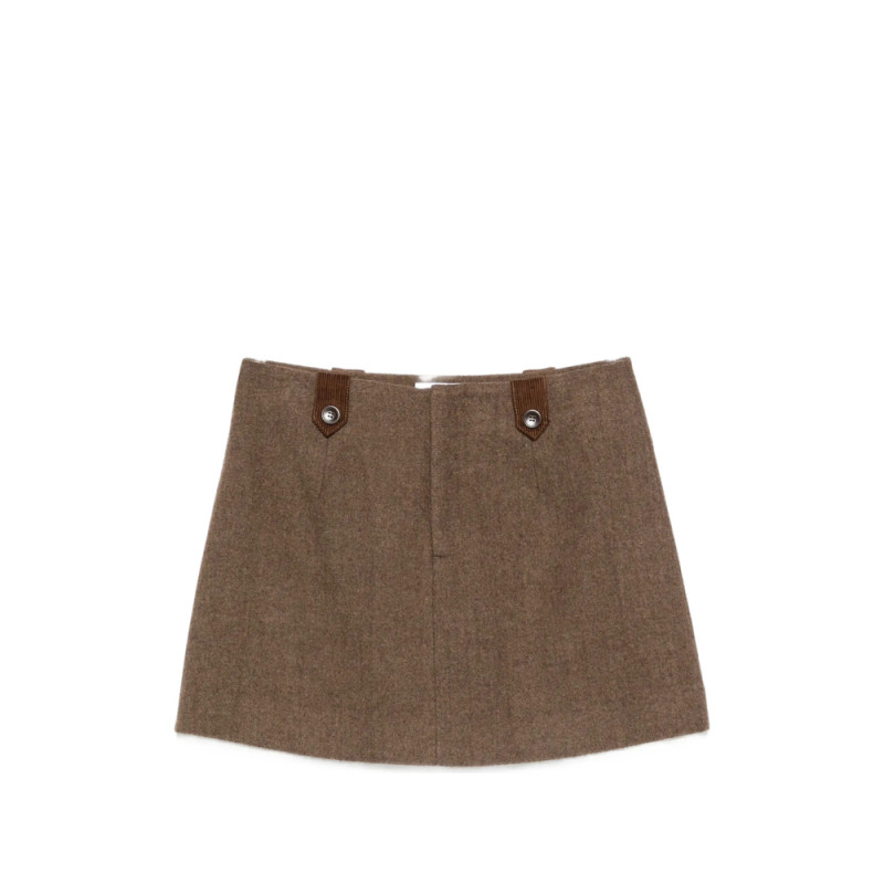 Eleh Button-detail Mini Skirt