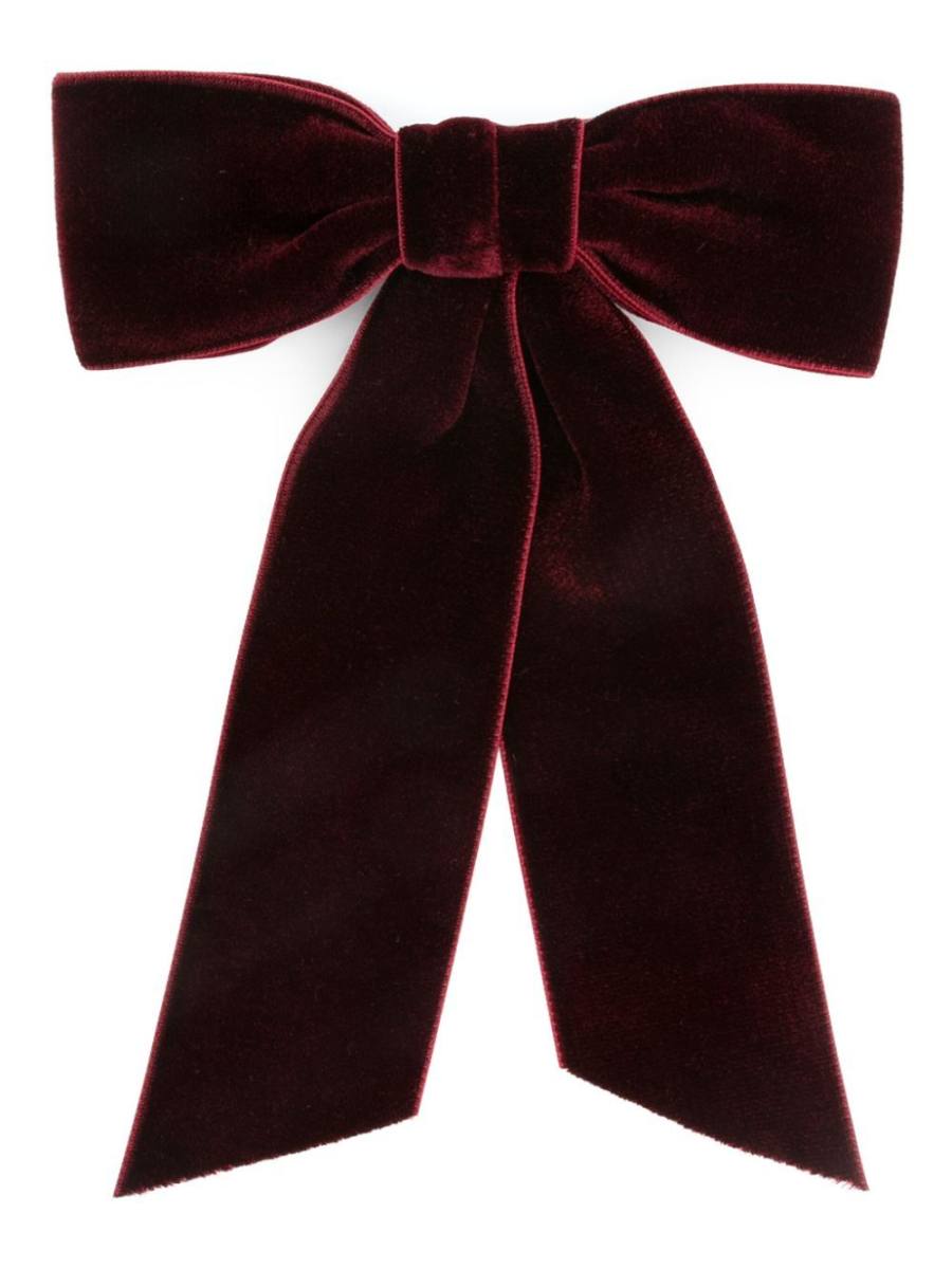 velvet hair clip