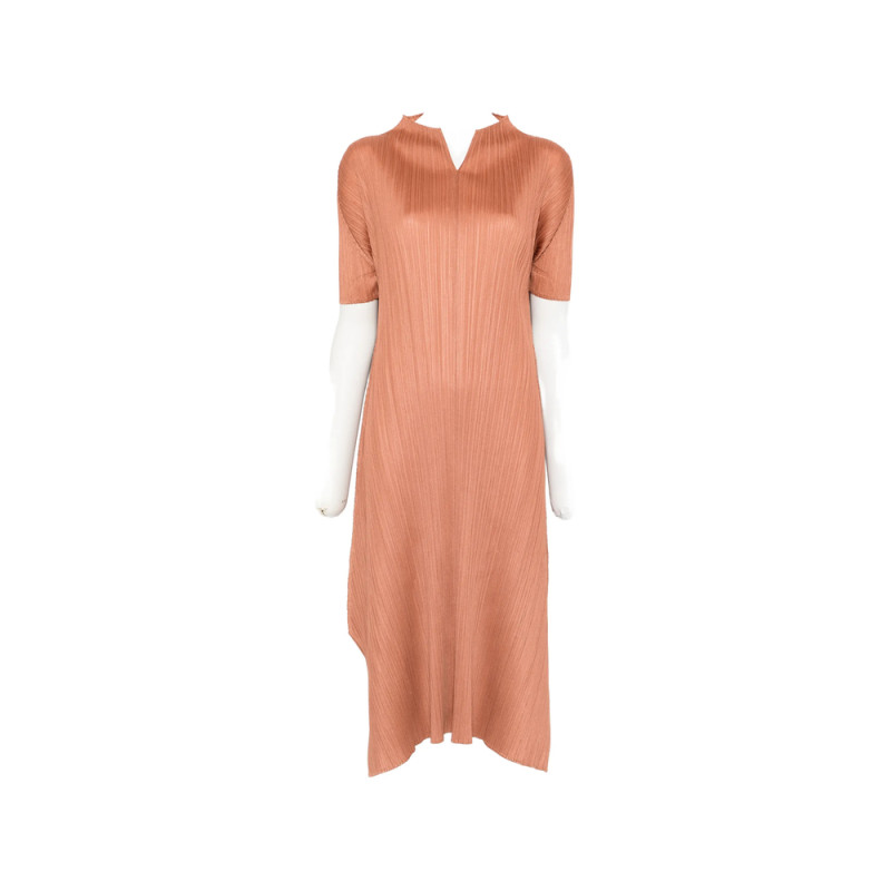 Pleats Please March Pleated Midi Dress