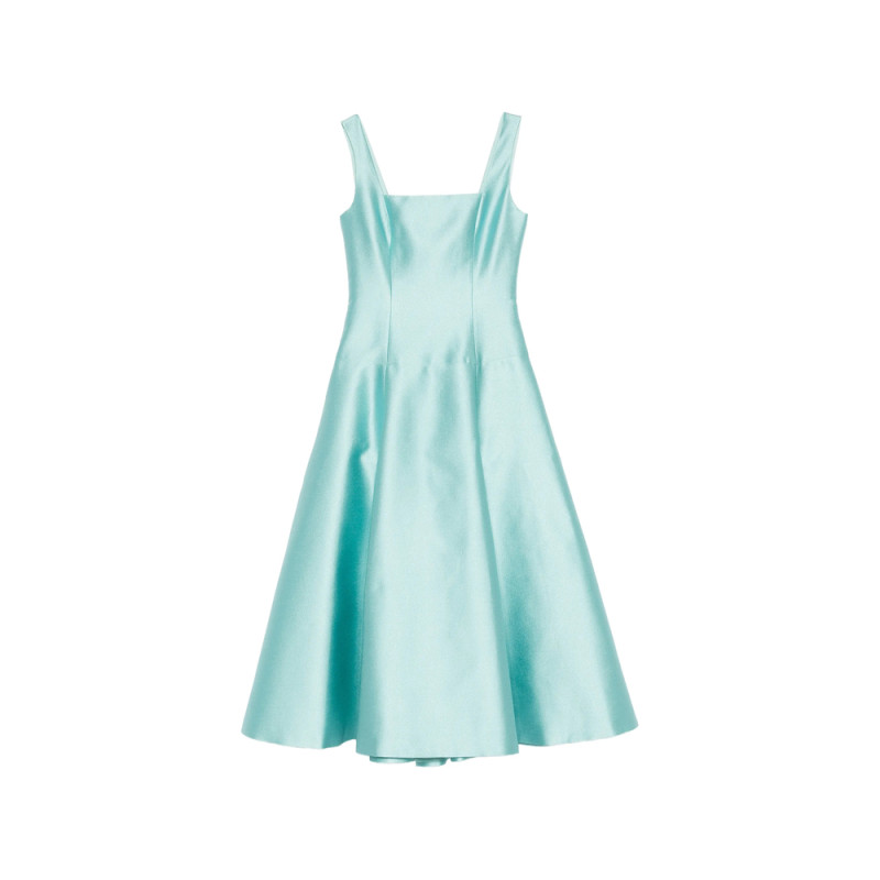 Fely Campo Square-neck Midi Dress