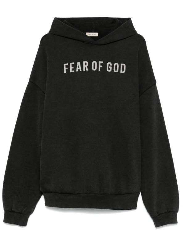 logo-print hoodie