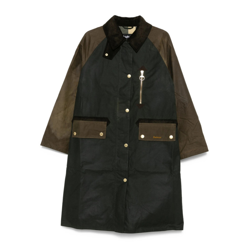 Barbour Raglan-sleeve Buttoned Coat