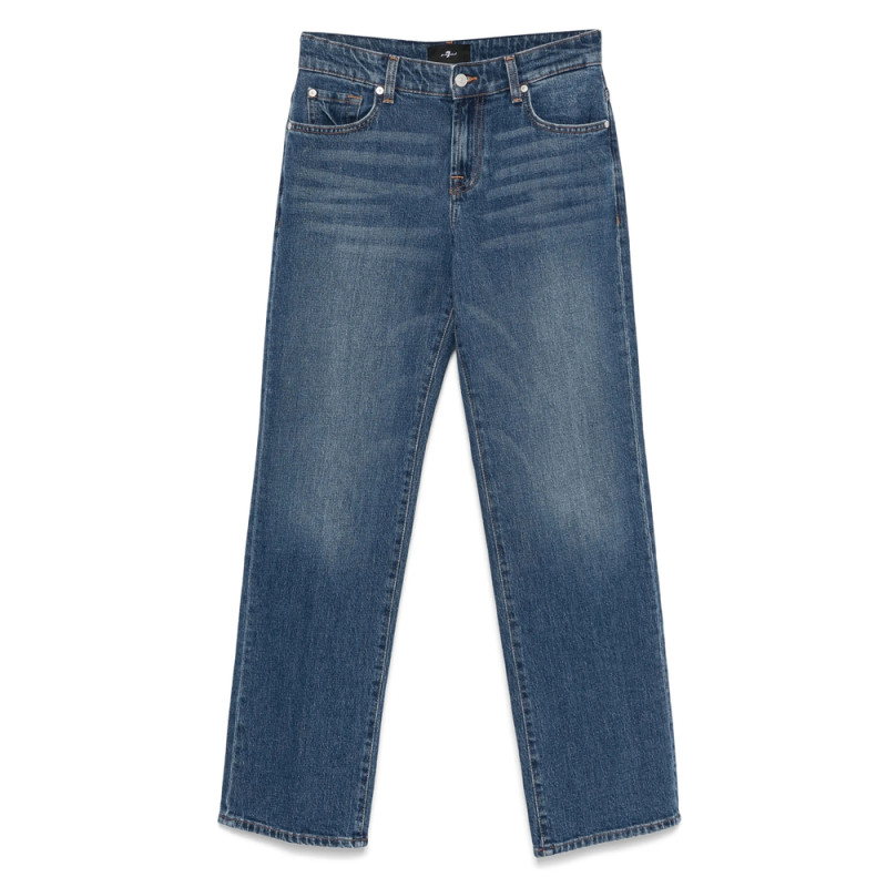 7 For All Mankind Bleached-effect Jeans