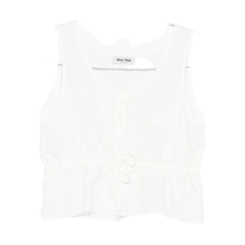 Miu Miu Drawstring Top