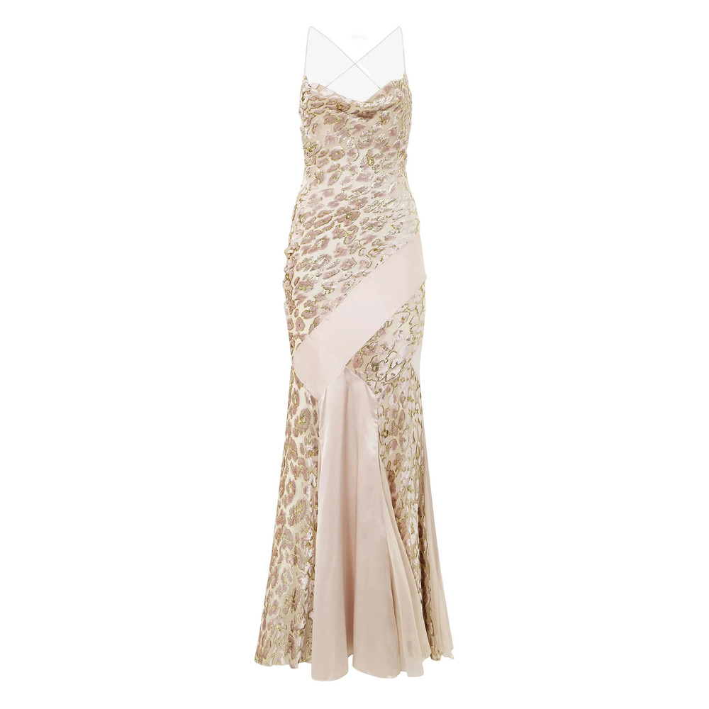 Roberto Cavalli Cowl-neck Dress