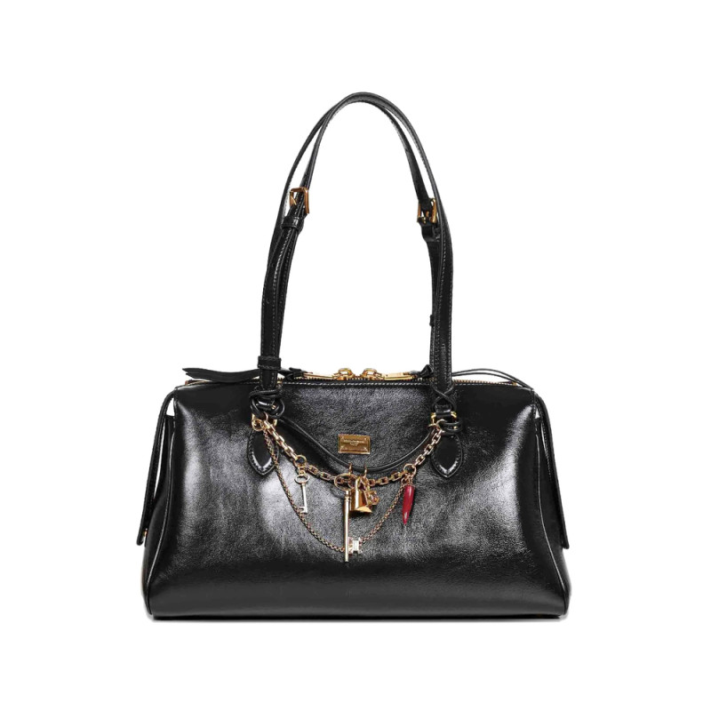 Dolce & Gabbana Vittoria Leather Tote Bag