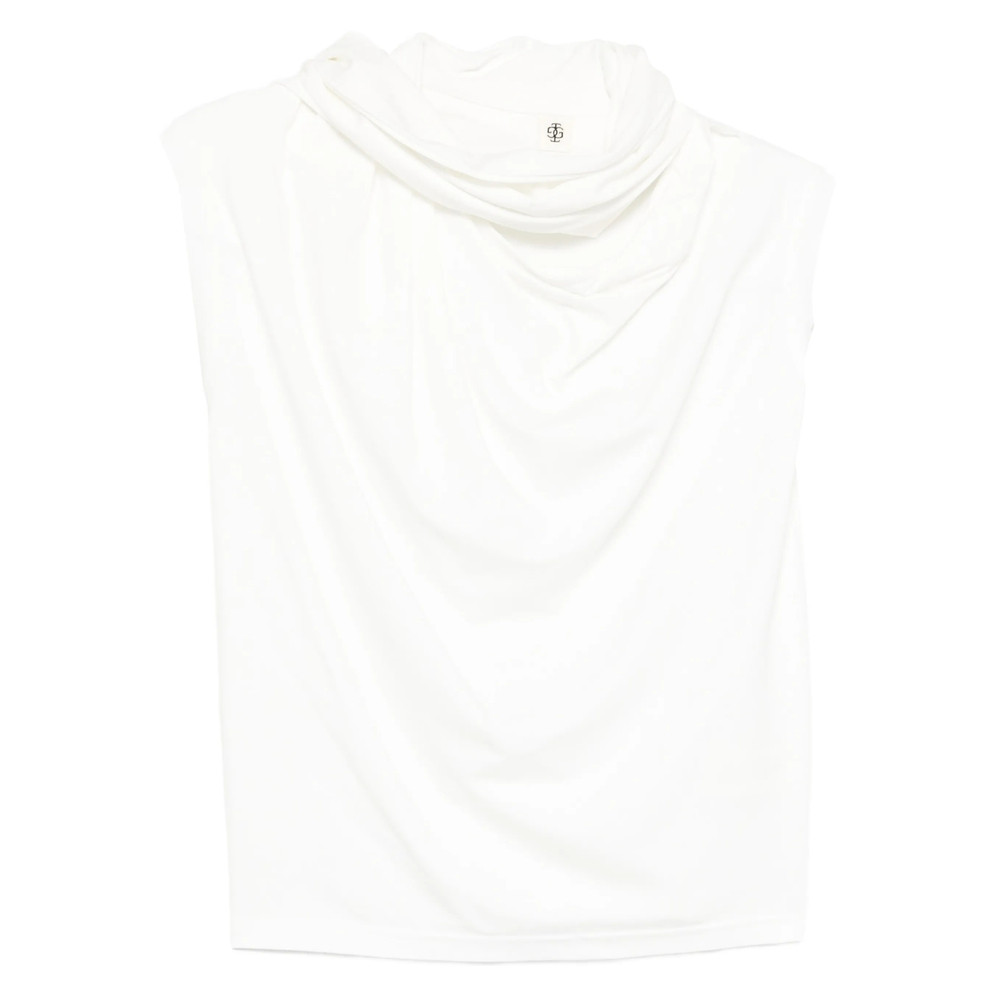 The Garment Draped Scarf Blouse