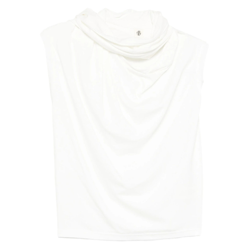 The Garment Draped Scarf Blouse