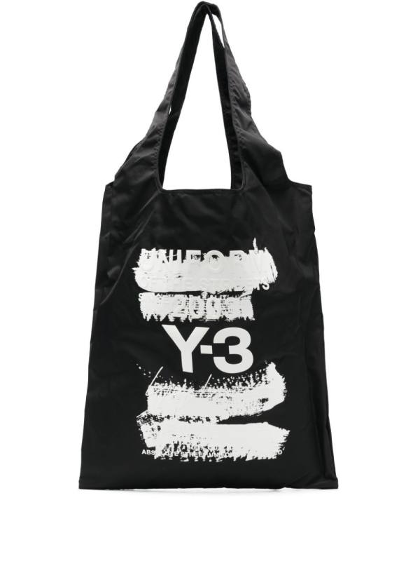 logo-appliqué tote bag
