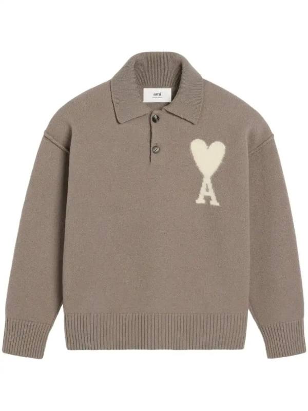 Ami de Coeur knitted polo