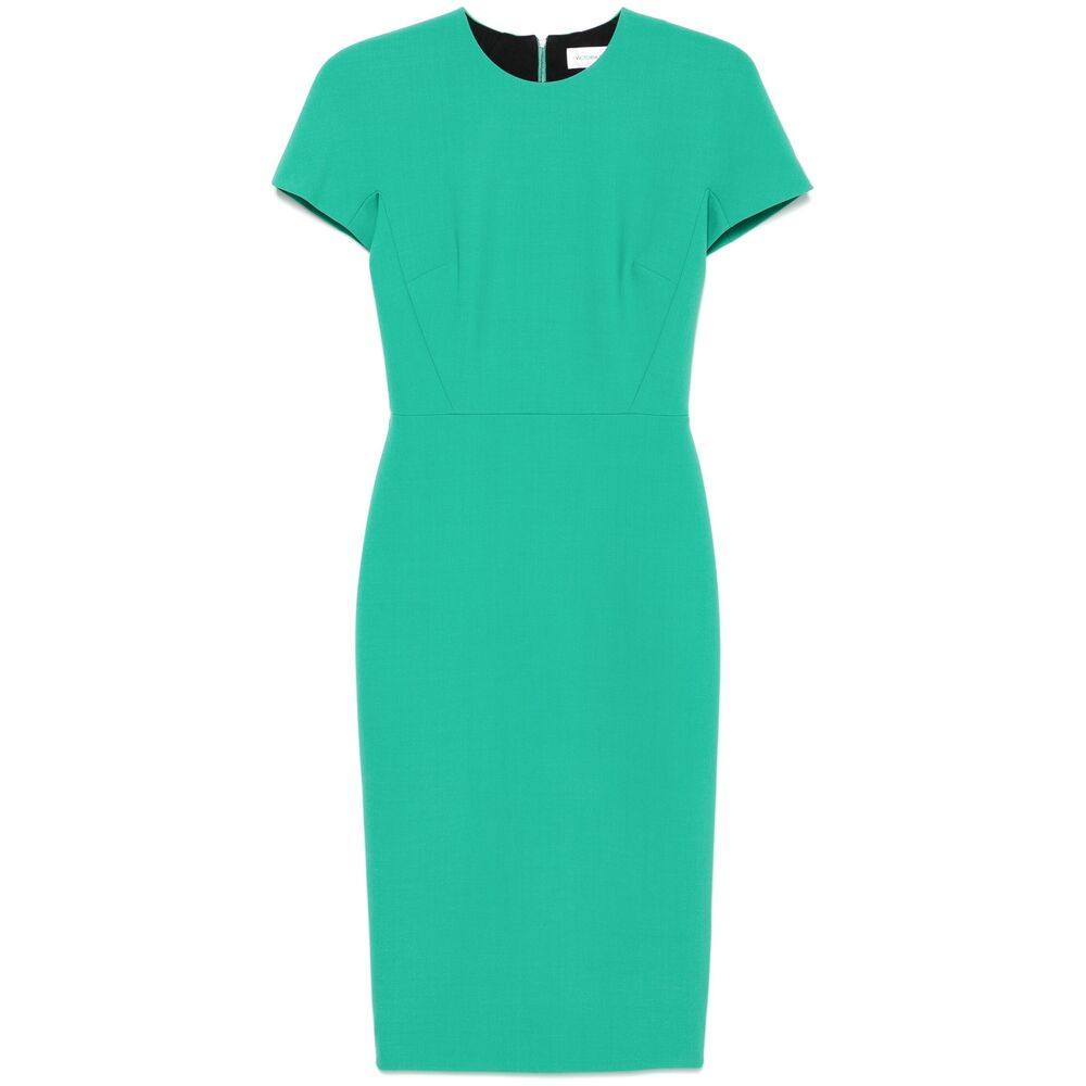 Victoria Beckham Short-sleeve Midi Dress