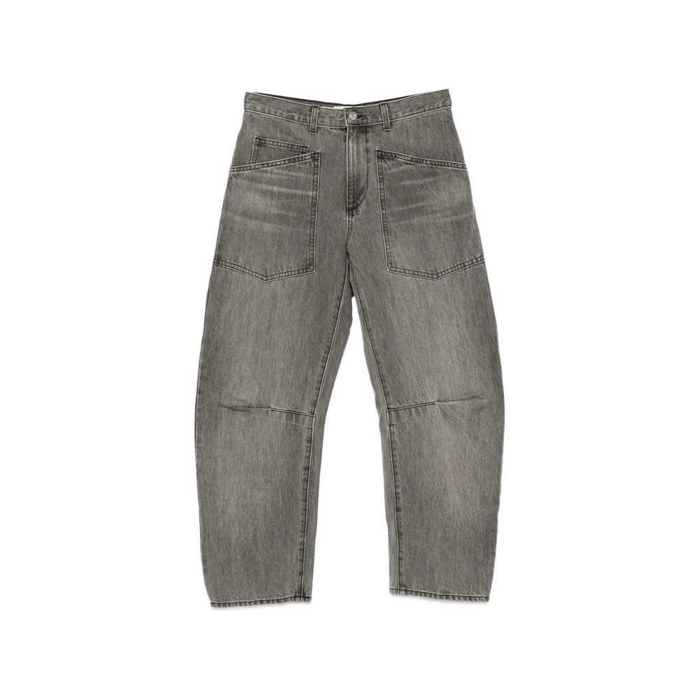 Nili Lotan Faded Patch-pocket Jeans