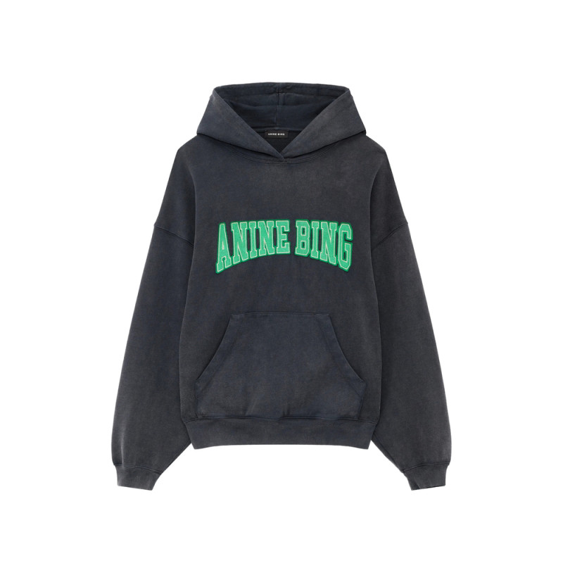 Anine Bing Harvey Sweatshirt - Washed Black