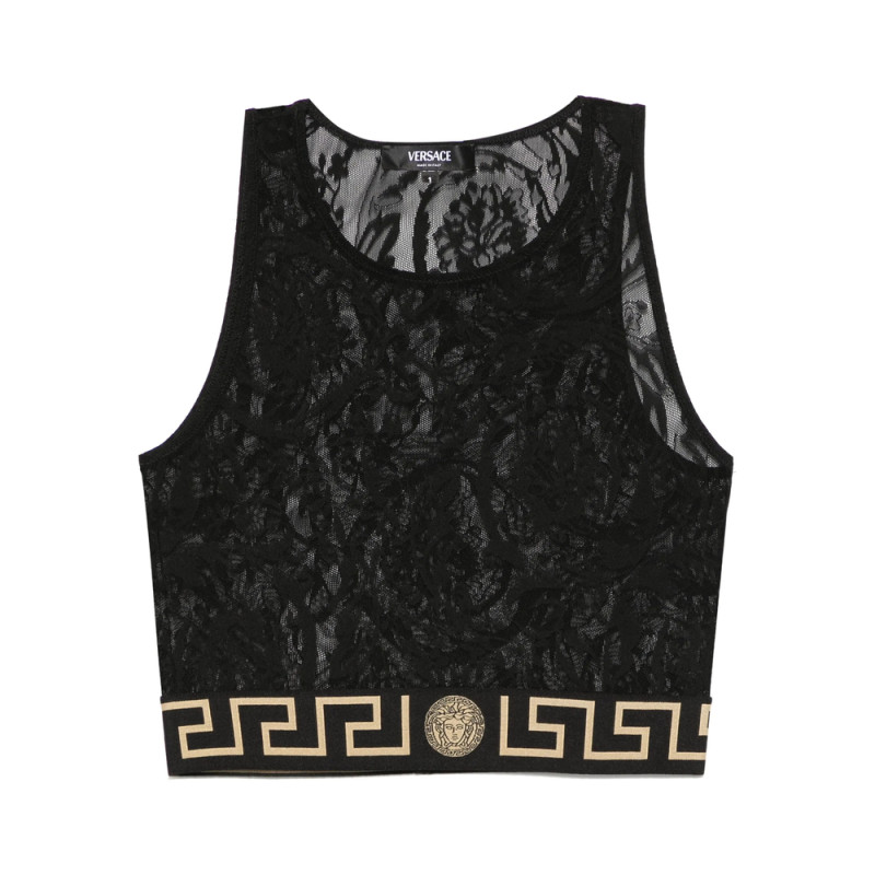 Versace Underwear Greca-border Bra