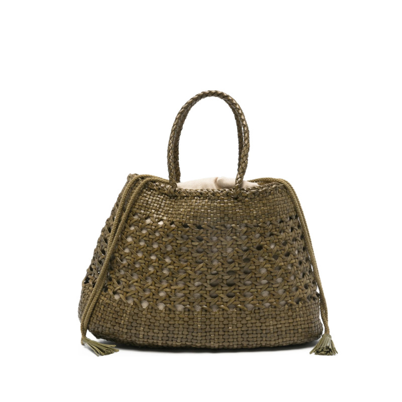 Dragon Diffusion Santa Cano Woven Braided Tote Bag