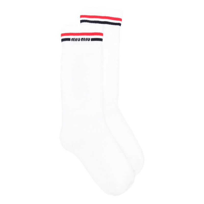 Miu Miu Stripe-detail Socks