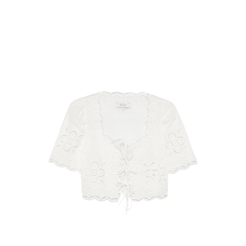 Sea Babette Eyelet Blouse
