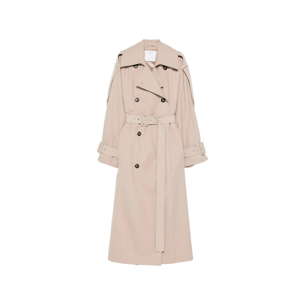 Sportmax Spxgocce Belted Double-breasted Trench Coat