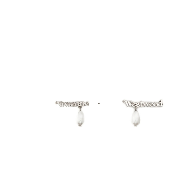 Vivienne Westwood Pearl Embellished Drop Earrings