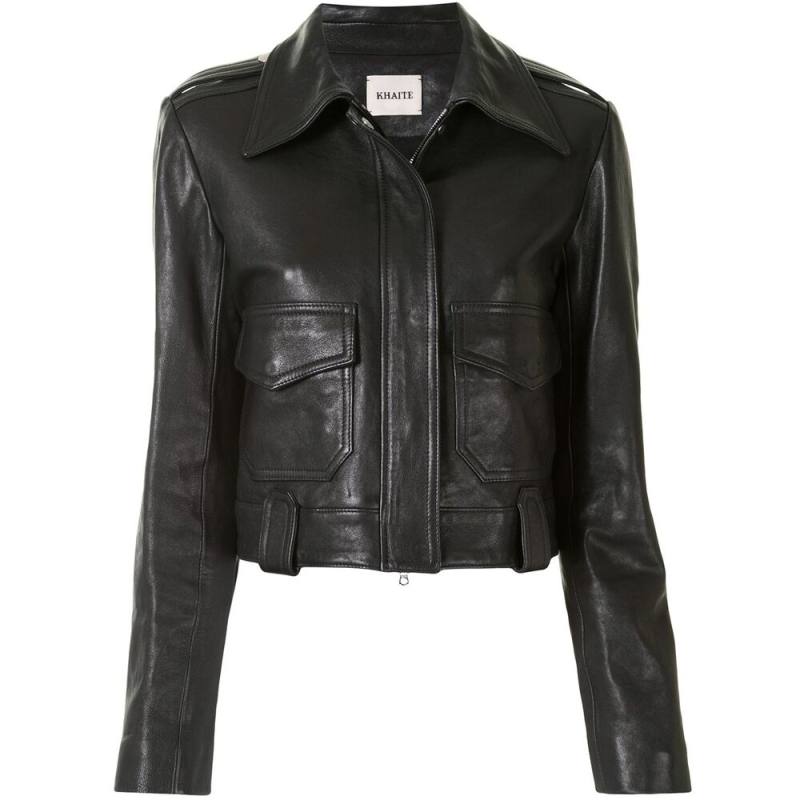 Khaite The Cordelia Leather Jacket