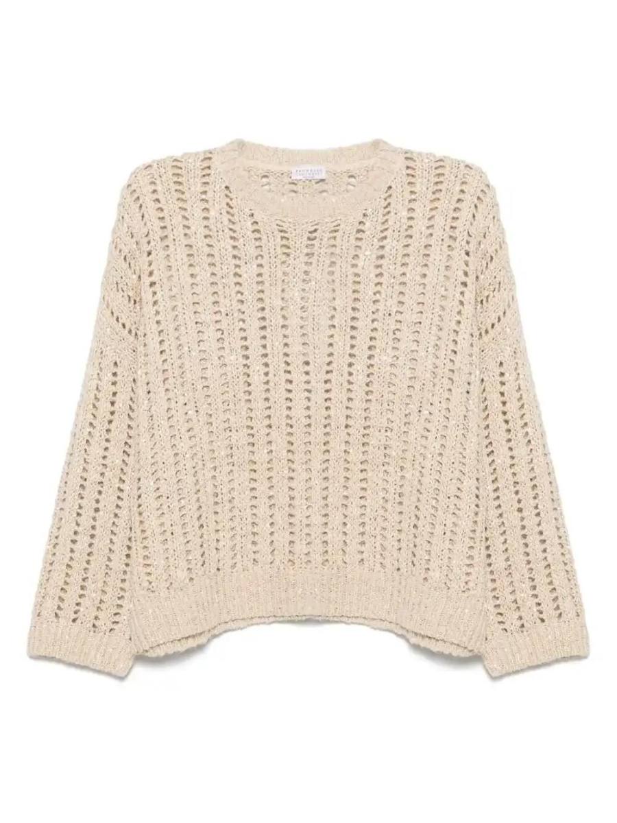 open-knit sweater